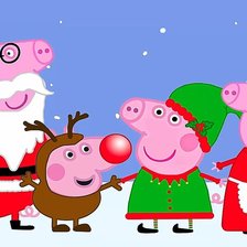 Схема вышивки «Свинка Пеппа»