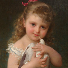 Схема вышивки «девочка»