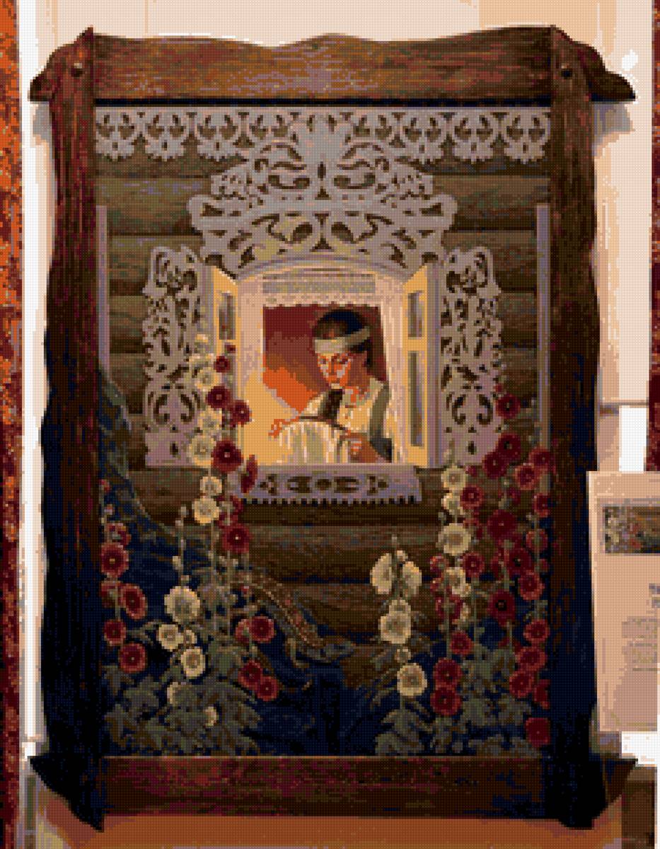 рукодельница - картина - предпросмотр