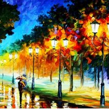 Схема вышивки «Ночью»