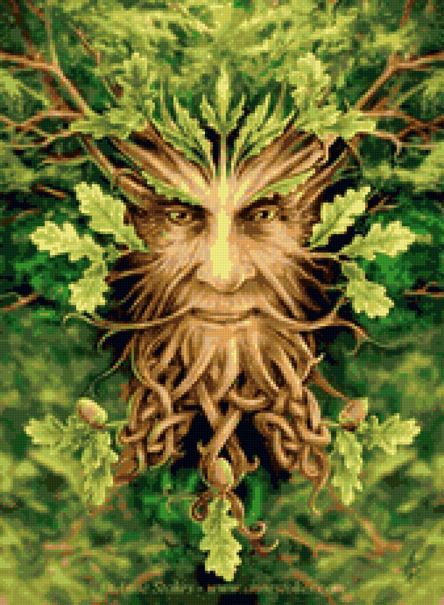 дуб - фантазия - предпросмотр