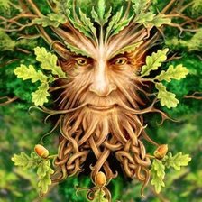 Схема вышивки «дуб»