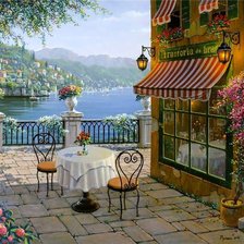 Схема вышивки «Отдых на побережье»