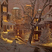 Схема вышивки «По картине Ричарда Савойя»