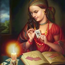 Схема вышивки «девушка»