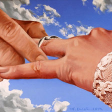 Схема вышивки «руки»