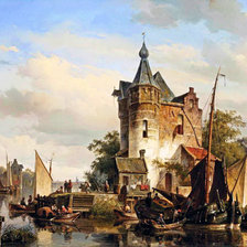 Схема вышивки «Городской пейзаж 6»