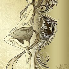 Схема вышивки «восточная красота»