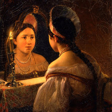 Схема вышивки «Гадающая Светлана»