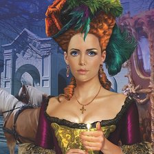 Схема вышивки «великие красавицы»