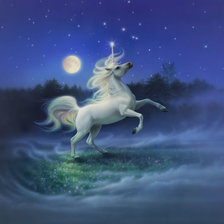 Схема вышивки «Единорог. Исполнение желаний!»