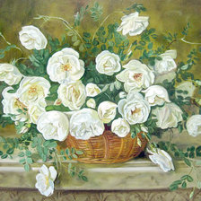 Схема вышивки «Чайные розы»