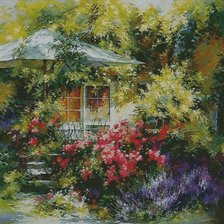 Цветущая веранда