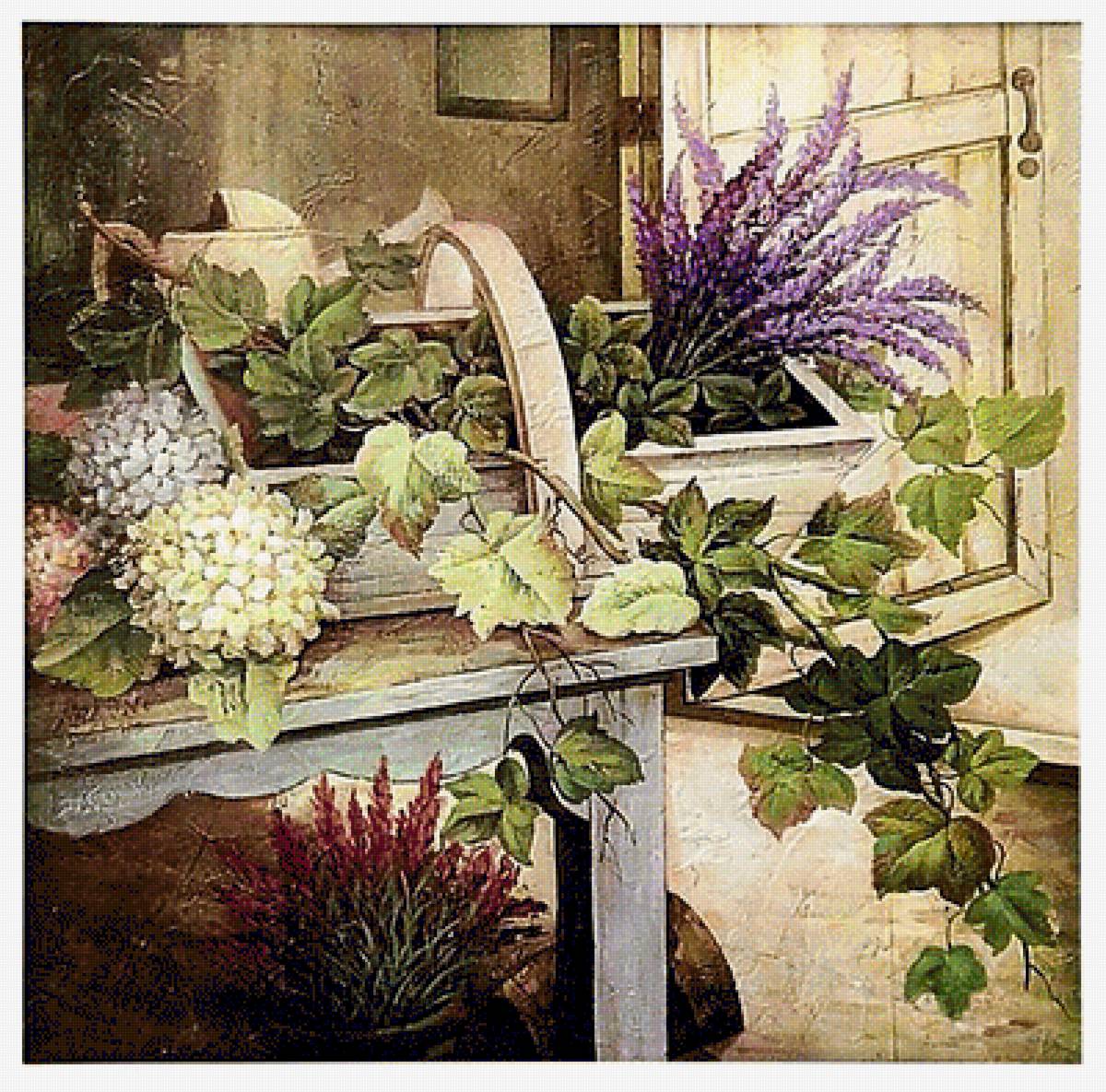 Натюрморт. - натюрморт, живопись., цветы - предпросмотр