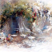 Схема вышивки «акварель»