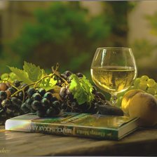 Схема вышивки «виноград»