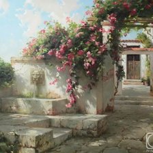 Схема вышивки «акварель»