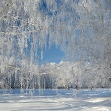 Схема вышивки «зима)))»