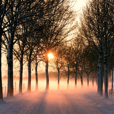 Схема вышивки «Зима»