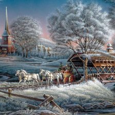 Схема вышивки «рождество»