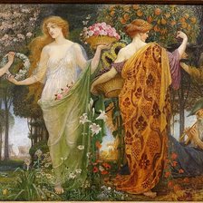 Схема вышивки «Walter Crane»