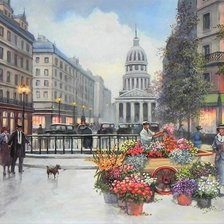 Схема вышивки «Старый Париж»