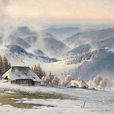 Схема вышивки «Худ. Карл Хаптманн»