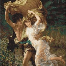 Схема вышивки «In to the storm 2»