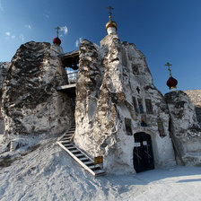 Схема вышивки «меловой храм»