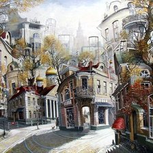 Схема вышивки «По картине Александра Стародубова»