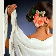 Схема вышивки «გოგონა შარფით»