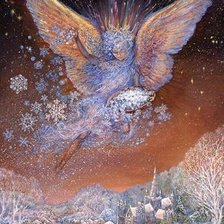 Схема вышивки «зима»