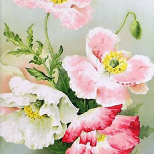 Схема вышивки «Серия "Маки".»