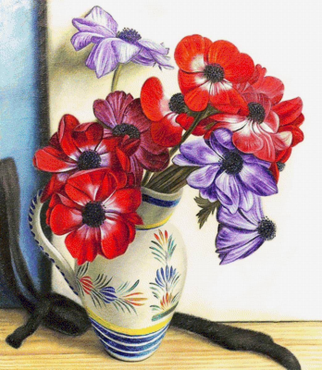 Натюрморт. - натюрморт, цветы, живопись. - предпросмотр