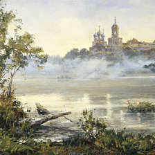 Схема вышивки «Утренний туман»