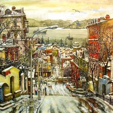 Схема вышивки «Крутой спуск»