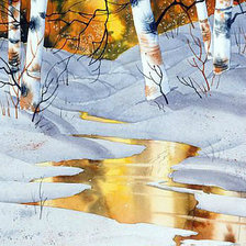 Схема вышивки «Приближение весны»