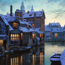 Схема вышивки «Брюгге»