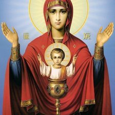 Схема вышивки «икона»