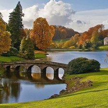 Схема вышивки «Парк»