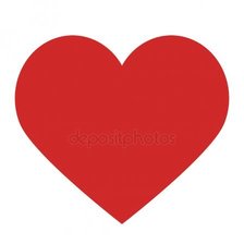 Схема вышивки «сердце»