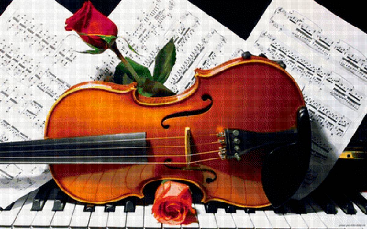скрипка 2 - натюрморт, музыка. скрипка - предпросмотр