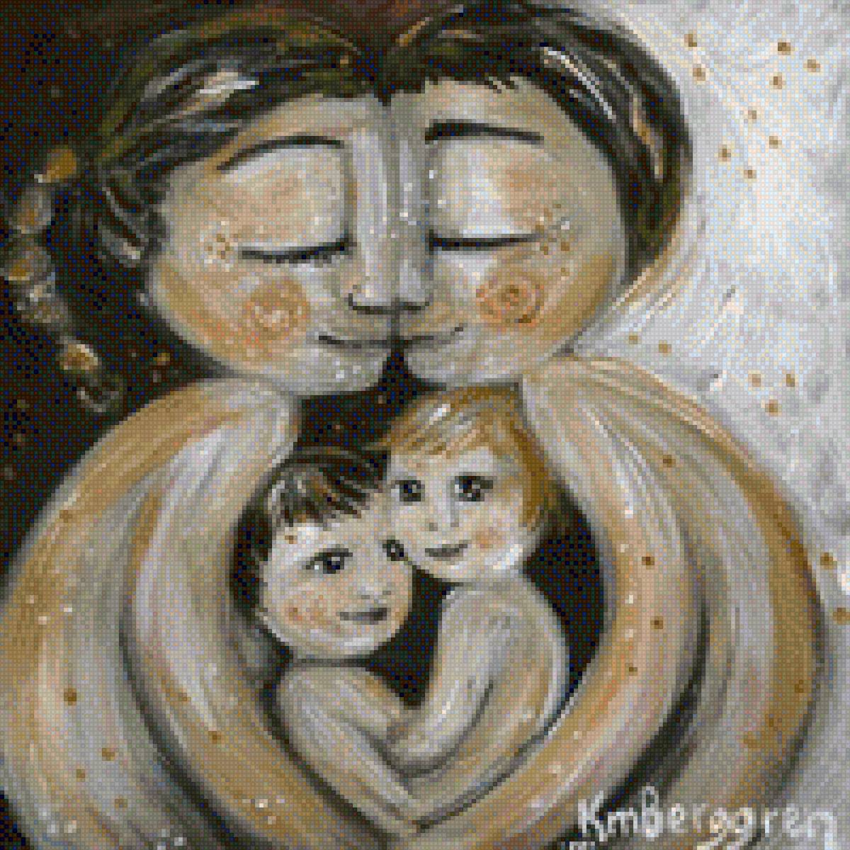 Семья 2 - семья дети радость любовь - предпросмотр