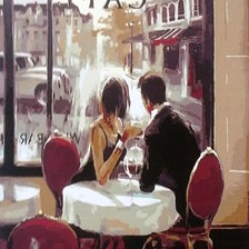 Схема вышивки «Кафе 2»