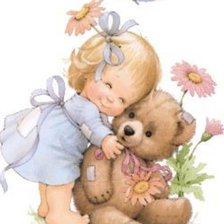 Схема вышивки «Любимая игрушка»