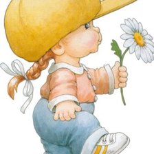 Схема вышивки «Девочка»