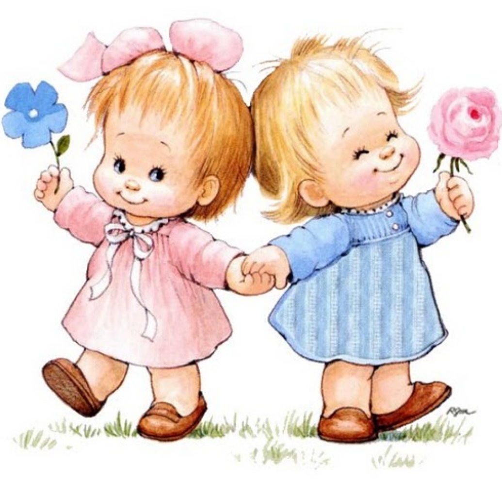 Подружки - картина - оригинал