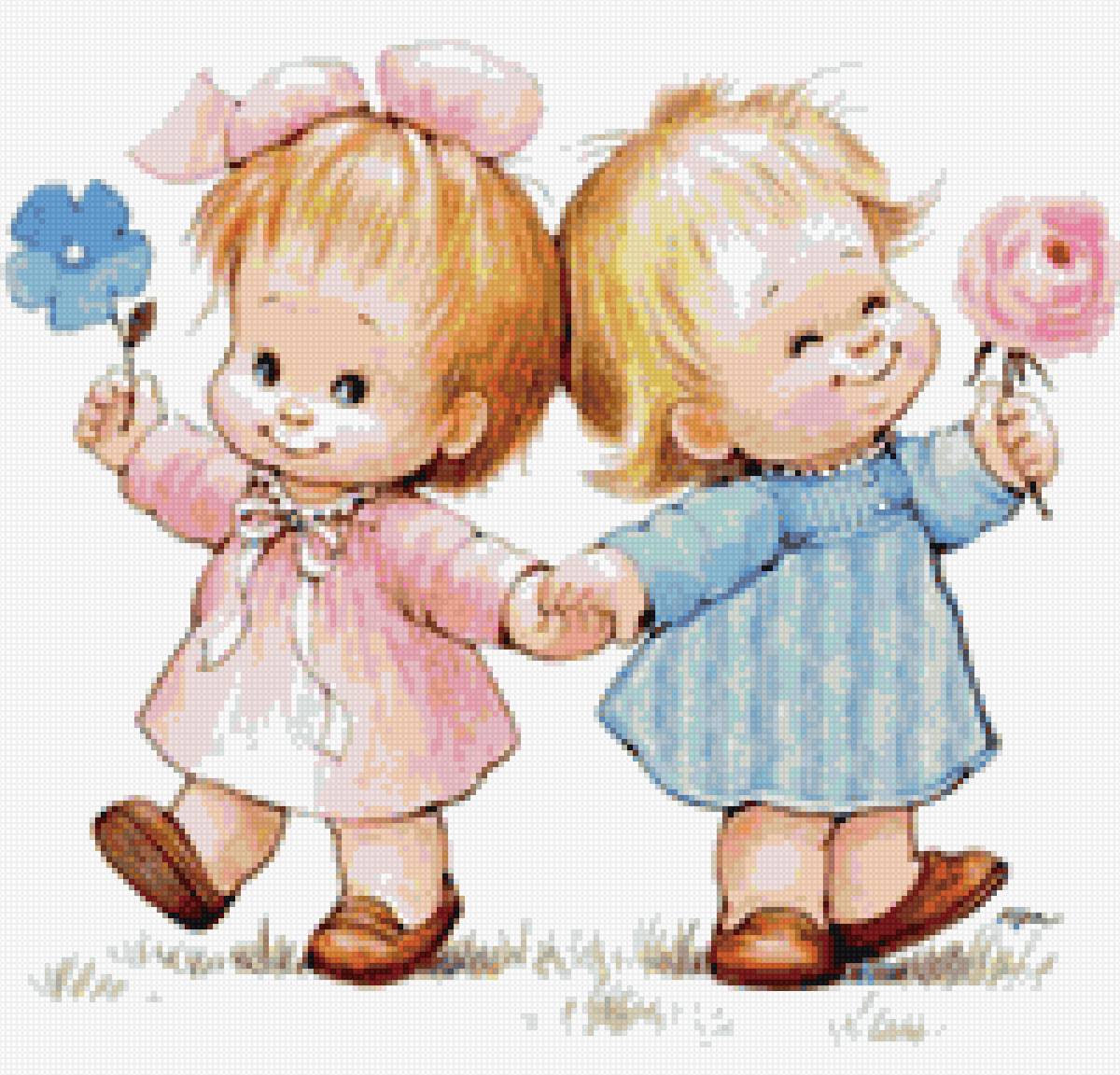 Подружки - картина - предпросмотр