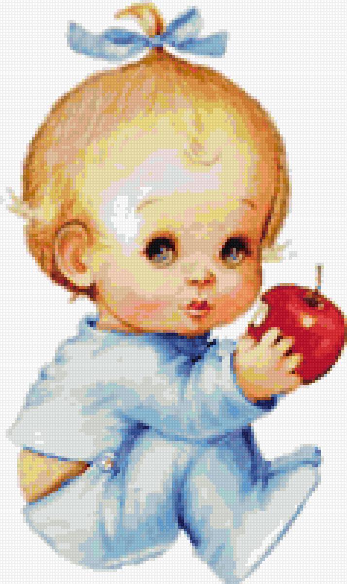 Яблочко - картина - предпросмотр