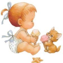 Схема вышивки «Два рыжика»